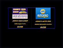 Tablet Screenshot of johnsbugshop.com